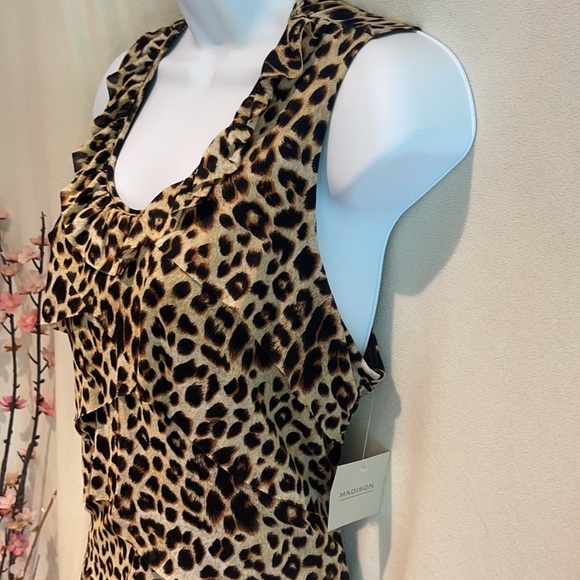Madison Cheetah Print Dress - Picture 3 of 11